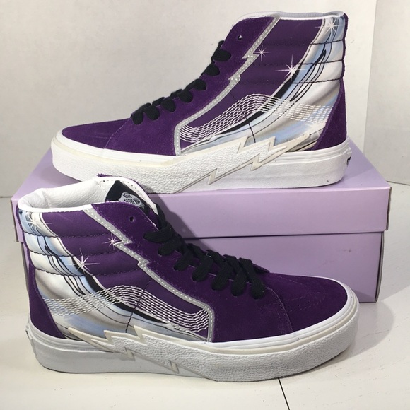 NWT Vans SK8 Hi Top Lightning Bolt Women’s 6 - Picture 1 of 10
